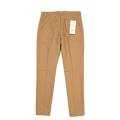 SUMMER SALE｜YCHAI リネン混コットン ワンタックパンツ ブラウン（NOCE） 31 | GUARDAROBA MILANO OFFICIAL STORE