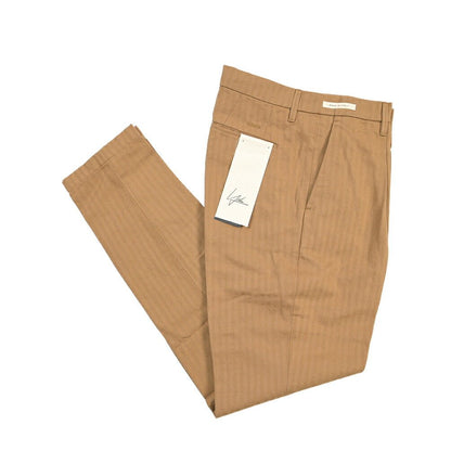 SUMMER SALE｜YCHAI リネン混コットン ワンタックパンツ ブラウン（NOCE） 31 | GUARDAROBA MILANO OFFICIAL STORE