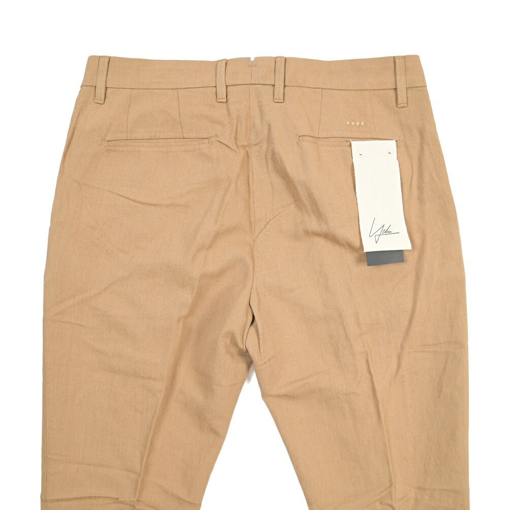 SUMMER SALE｜YCHAI リネン混コットン ワンタックパンツ ベージュ(NOCE) 31 | GUARDAROBA MILANO OFFICIAL STORE