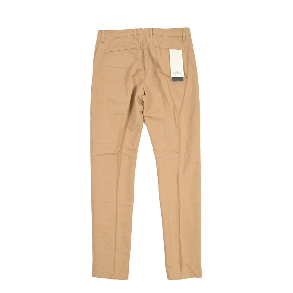SUMMER SALE｜YCHAI リネン混コットン ワンタックパンツ ベージュ(NOCE) 31 | GUARDAROBA MILANO OFFICIAL STORE