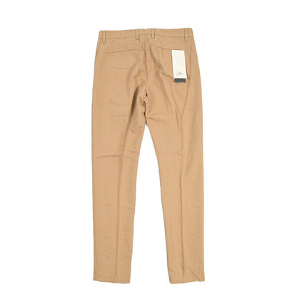 SUMMER SALE｜YCHAI リネン混コットン ワンタックパンツ ベージュ(NOCE) 31 | GUARDAROBA MILANO OFFICIAL STORE