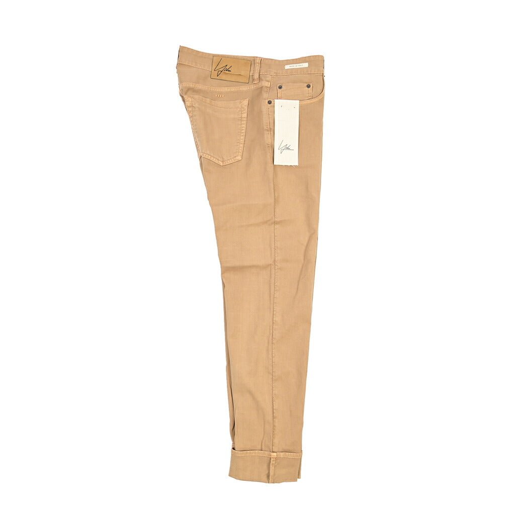 SUMMER SALE｜YCHAI “PANATELA” ストレッチデニム 5ポケットカラージーンズ / SKINNY FIT ブラウン（NOCCIOLA） 33 | GUARDAROBA MILANO OFFICIAL STORE