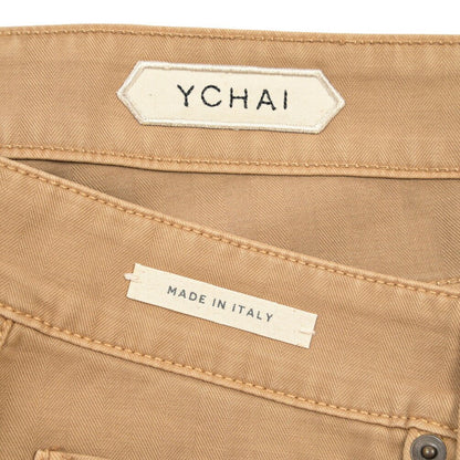 SUMMER SALE｜YCHAI “PANATELA” ストレッチデニム 5ポケットカラージーンズ / SKINNY FIT ブラウン（NOCCIOLA） 33 | GUARDAROBA MILANO OFFICIAL STORE
