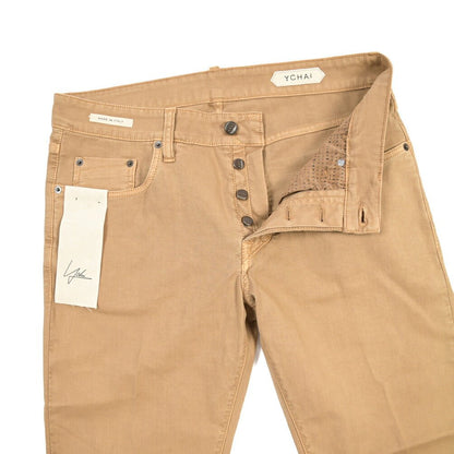 SUMMER SALE｜YCHAI “PANATELA” ストレッチデニム 5ポケットカラージーンズ / SKINNY FIT ブラウン（NOCCIOLA） 33 | GUARDAROBA MILANO OFFICIAL STORE