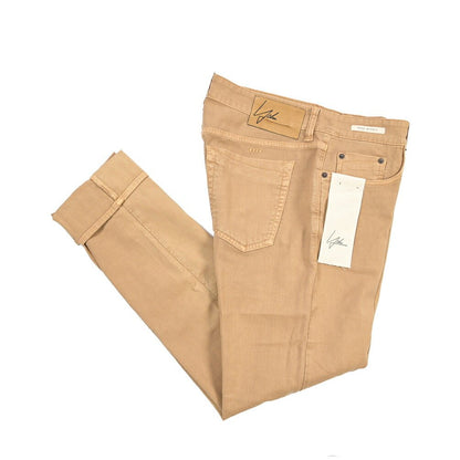 SUMMER SALE｜YCHAI “PANATELA” ストレッチデニム 5ポケットカラージーンズ / SKINNY FIT ブラウン（NOCCIOLA） 33 | GUARDAROBA MILANO OFFICIAL STORE