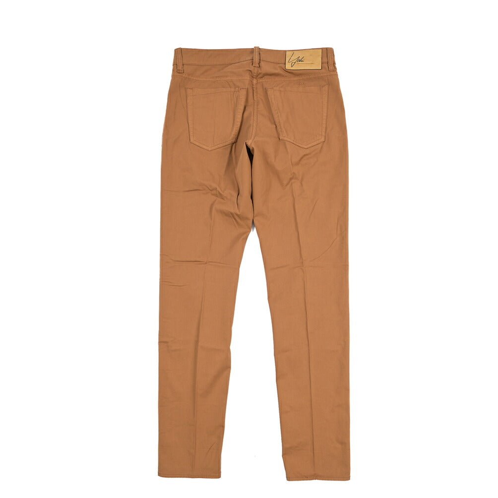 SUMMER SALE｜YCHAI “PANATELA” ストレッチデニム 5ポケットカラージーンズ / SKINNY FIT ブラウン（COGNAC） 33 | GUARDAROBA MILANO OFFICIAL STORE