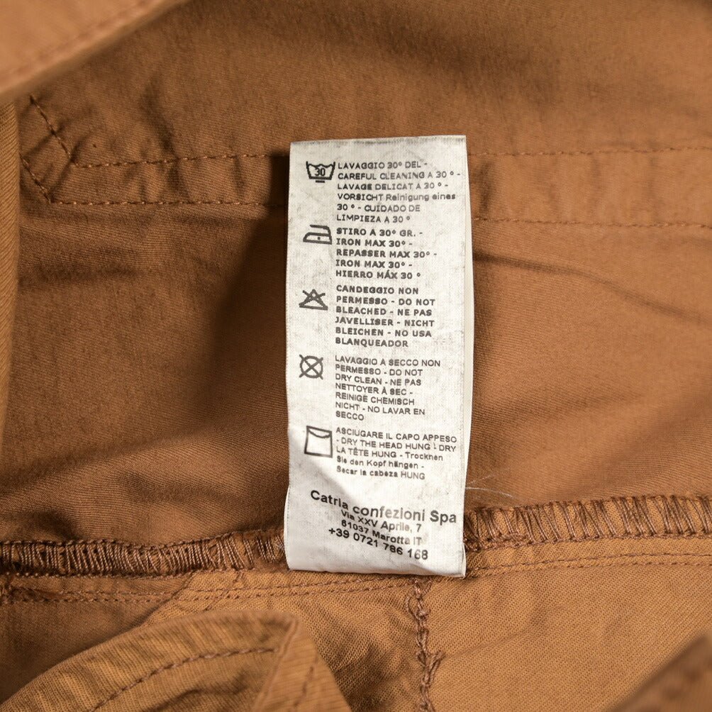 SUMMER SALE｜YCHAI “PANATELA” ストレッチデニム 5ポケットカラージーンズ / SKINNY FIT ブラウン（COGNAC） 33 | GUARDAROBA MILANO OFFICIAL STORE