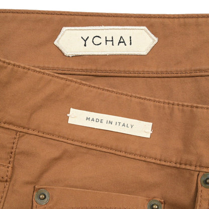 SUMMER SALE｜YCHAI “PANATELA” ストレッチデニム 5ポケットカラージーンズ / SKINNY FIT ブラウン（COGNAC） 33 | GUARDAROBA MILANO OFFICIAL STORE