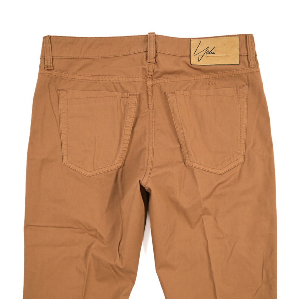 SUMMER SALE｜YCHAI “PANATELA” ストレッチデニム 5ポケットカラージーンズ / SKINNY FIT ブラウン（COGNAC） 33 | GUARDAROBA MILANO OFFICIAL STORE
