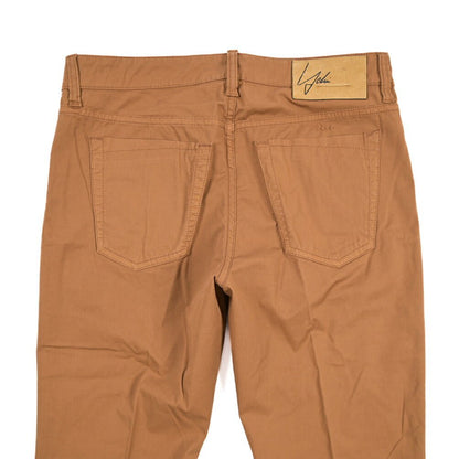 SUMMER SALE｜YCHAI “PANATELA” ストレッチデニム 5ポケットカラージーンズ / SKINNY FIT ブラウン（COGNAC） 33 | GUARDAROBA MILANO OFFICIAL STORE