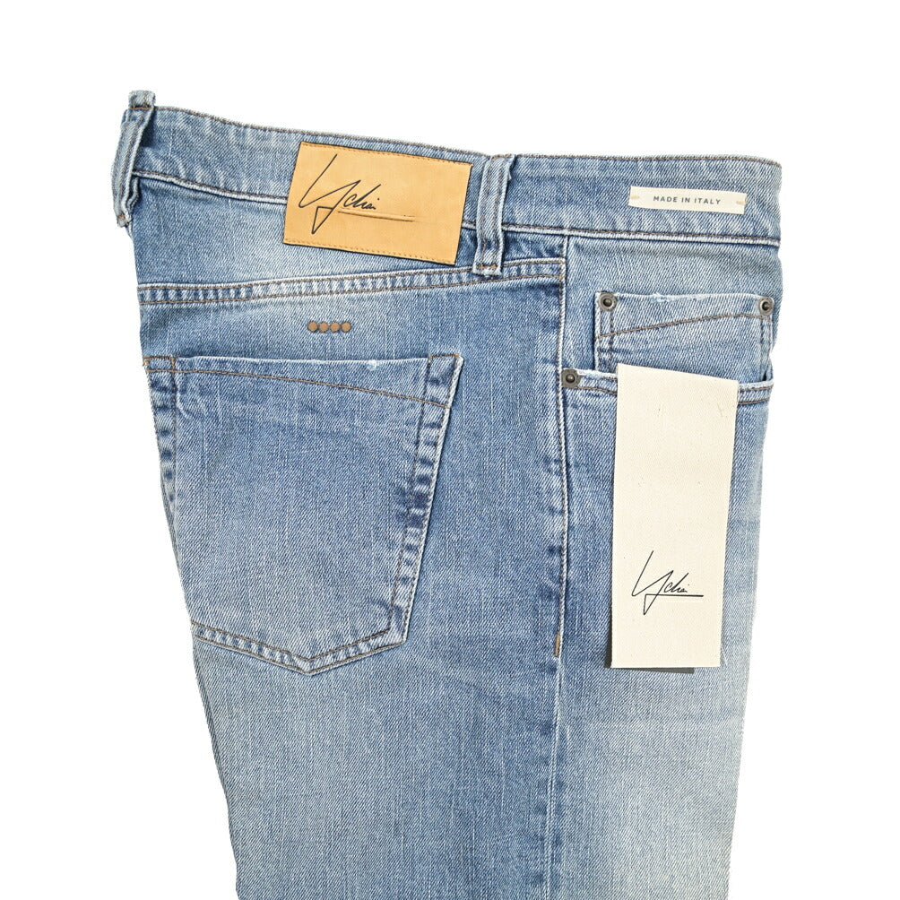 SUMMER SALE｜YCHAI “PANATELA” ストレッチデニム 5ポケットジーンズ / SKINNY FIT ライトブルー 29 | GUARDAROBA MILANO OFFICIAL STORE