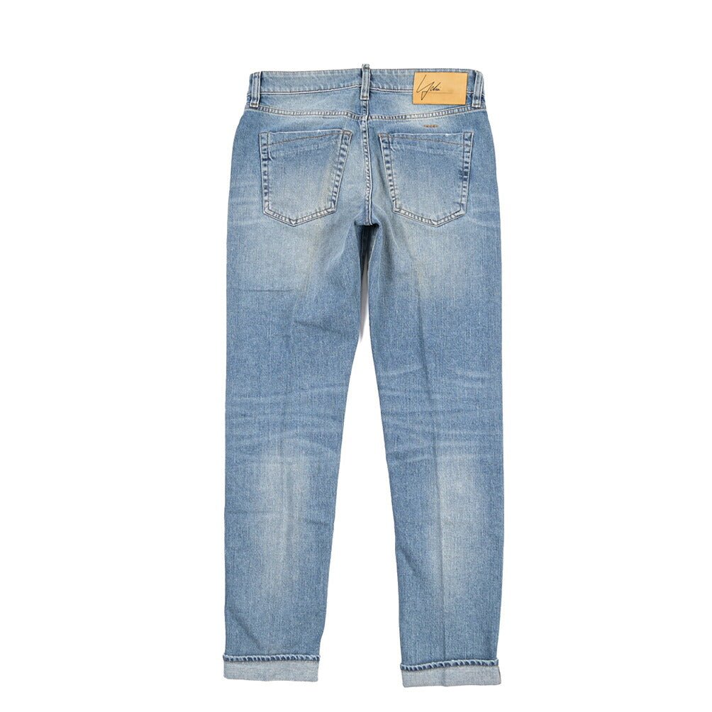 SUMMER SALE｜YCHAI “PANATELA” ストレッチデニム 5ポケットジーンズ / SKINNY FIT ライトブルー 29 | GUARDAROBA MILANO OFFICIAL STORE