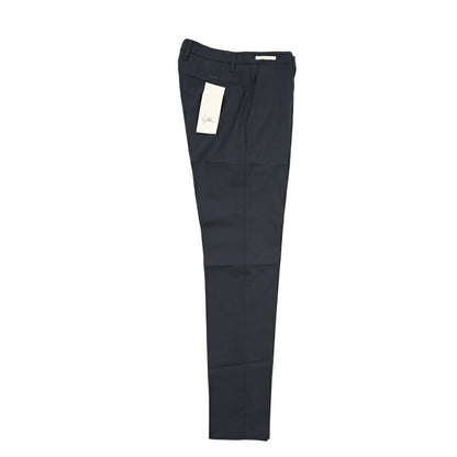 SUMMER SALE｜YCHAI “PANATELA” ストレッチウール ノータックスラックス / SKINNY FIT ネイビー（BLU） 31 | GUARDAROBA MILANO OFFICIAL STORE