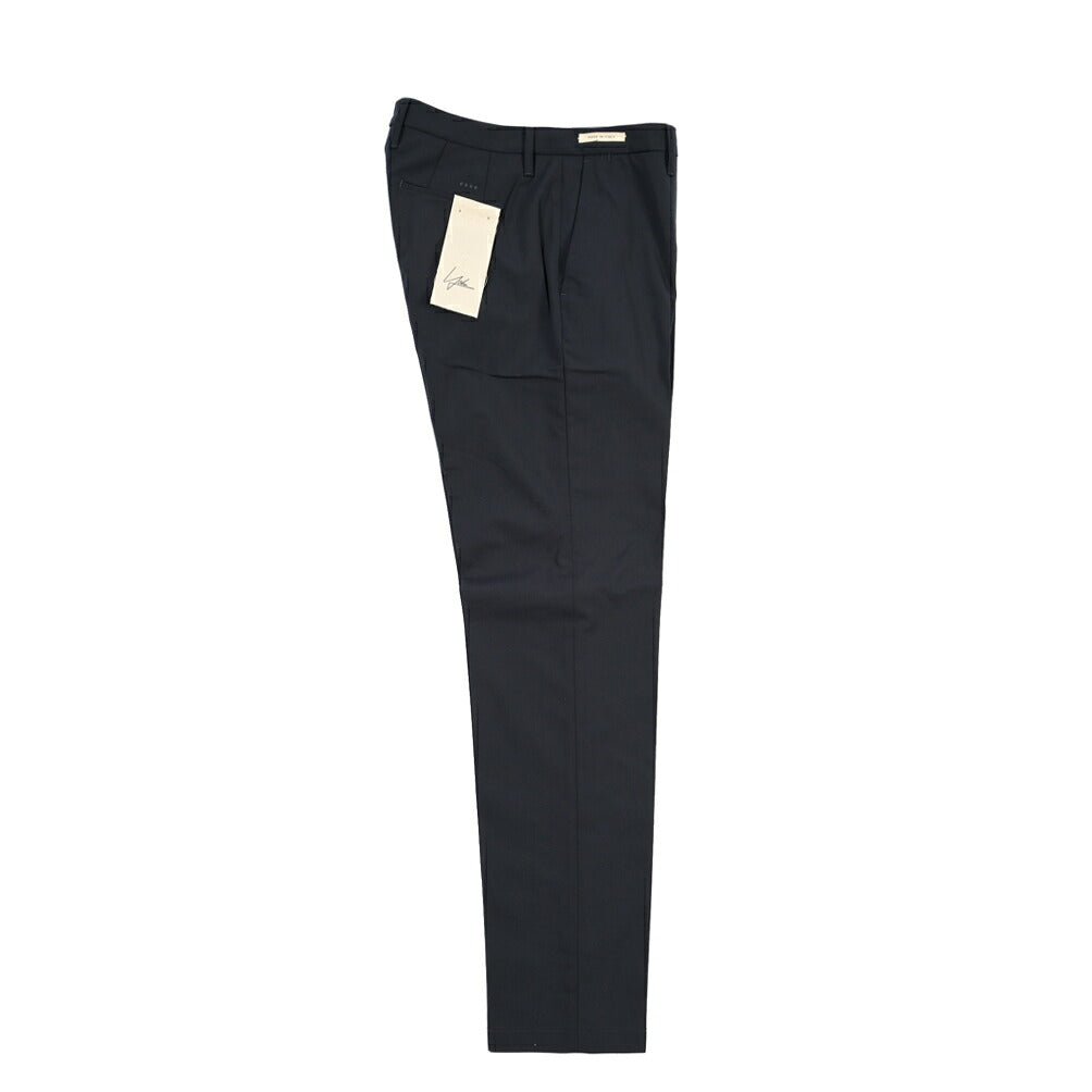 SUMMER SALE｜YCHAI “PANATELA” ストレッチウール ノータックスラックス / SKINNY FIT ネイビー(BLU) 31 | GUARDAROBA MILANO OFFICIAL STORE
