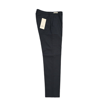 SUMMER SALE｜YCHAI “PANATELA” ストレッチウール ノータックスラックス / SKINNY FIT ネイビー(BLU) 31 | GUARDAROBA MILANO OFFICIAL STORE