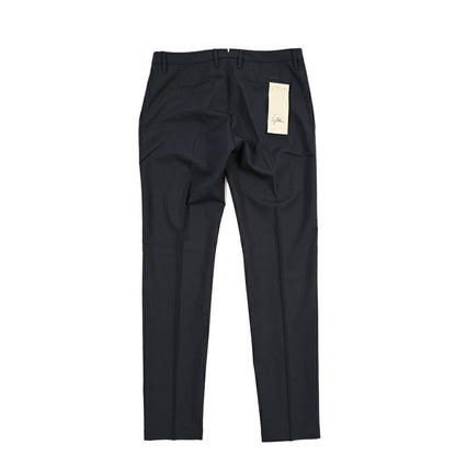 SUMMER SALE｜YCHAI “PANATELA” ストレッチウール ノータックスラックス / SKINNY FIT ネイビー(BLU) 31 | GUARDAROBA MILANO OFFICIAL STORE