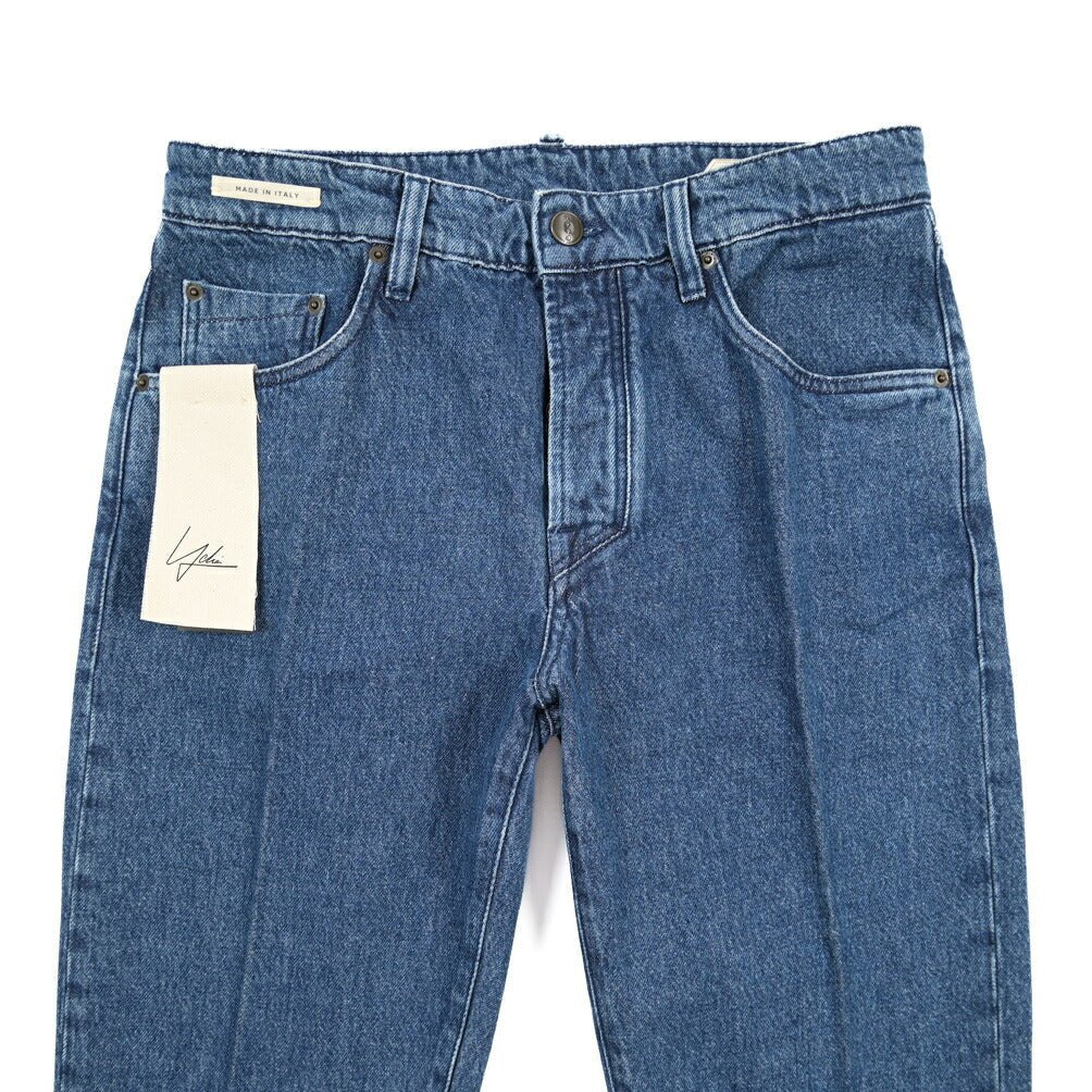 SUMMER SALE｜YCHAI “ROBUSTO” コットン100%デニム 5ポケットジーンズ / TAPERED FIT ブルー 31 | GUARDAROBA MILANO OFFICIAL STORE