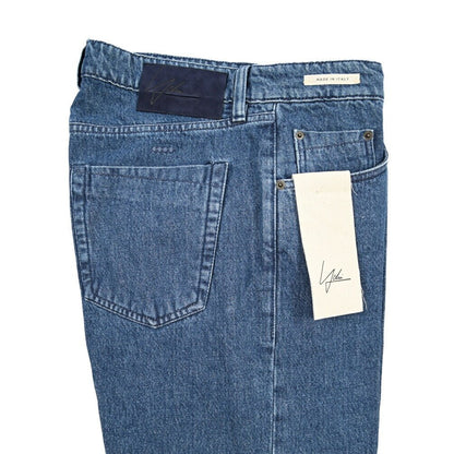 SUMMER SALE｜YCHAI “ROBUSTO” コットン100%デニム 5ポケットジーンズ / TAPERED FIT ブルー 31 | GUARDAROBA MILANO OFFICIAL STORE