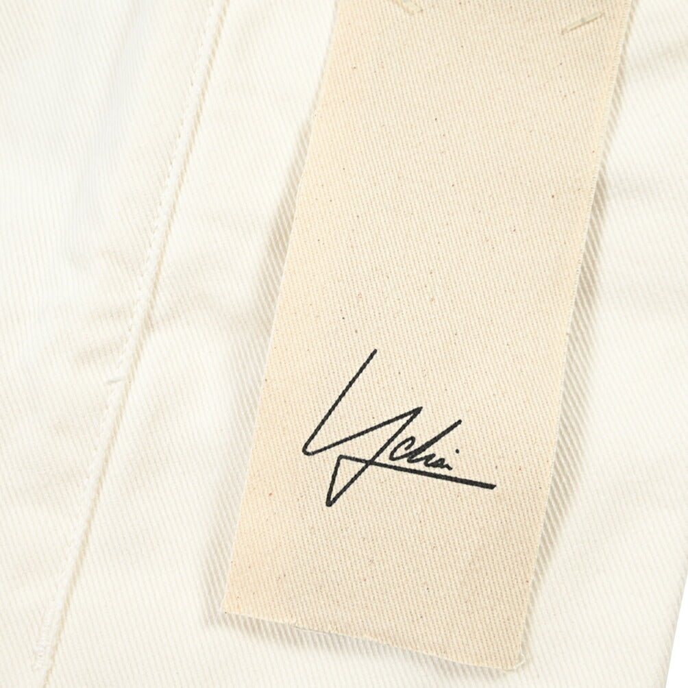 SUMMER SALE｜YCHAI “ROBUSTO” コットン100%デニム テーパードジーンズ / SKINNY FIT ホワイト(BIANCO) 32 | GUARDAROBA MILANO OFFICIAL STORE