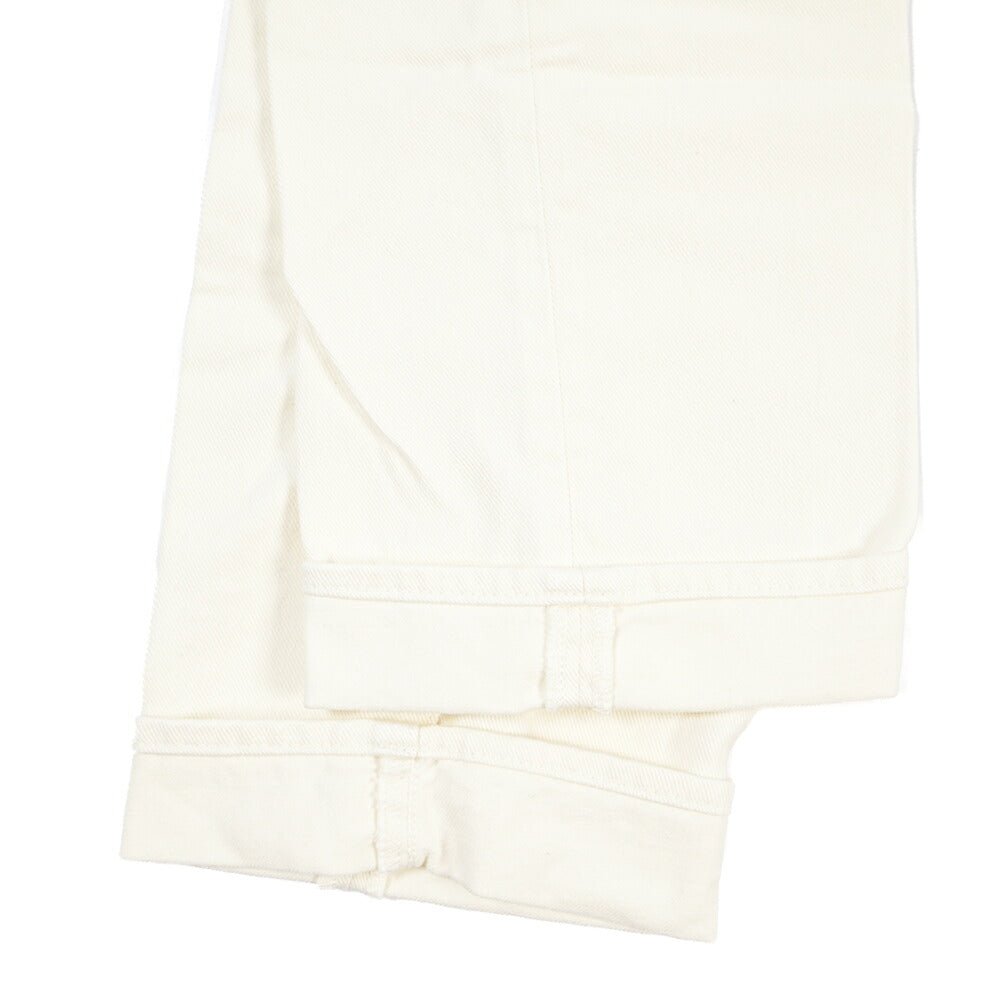 SUMMER SALE｜YCHAI “ROBUSTO” コットン100%デニム テーパードジーンズ / SKINNY FIT ホワイト(BIANCO) 32 | GUARDAROBA MILANO OFFICIAL STORE