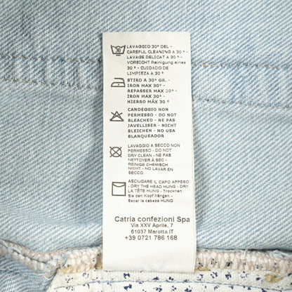SUMMER SALE｜YCHAI “ROBUSTO” コットン100%デニム テーパードジーンズ / SKINNY FIT ライトブルー(BLU) 33 | GUARDAROBA MILANO OFFICIAL STORE