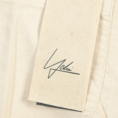 SUMMER SALE｜YCHAI “ROBUSTO” コットン100% ペインターパンツ / TAPERED FIT ホワイト(BIANCO) 33 | GUARDAROBA MILANO OFFICIAL STORE