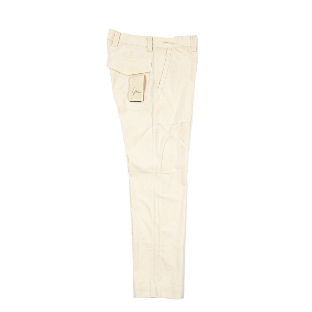 SUMMER SALE｜YCHAI “ROBUSTO” コットン100% ベイカーパンツ / TAPERED FIT ホワイト(BIANCO) 31 | GUARDAROBA MILANO OFFICIAL STORE