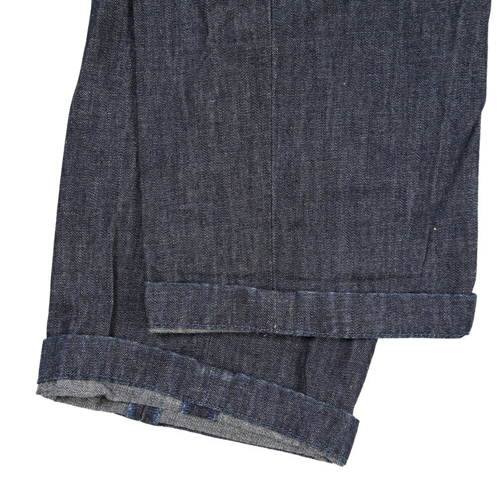 SUMMER SALE｜YCHAI “ROBUSTO” コットン100% デニムスラックス / TAPERED FIT ネイビー(INDIGO) 33 | GUARDAROBA MILANO OFFICIAL STORE