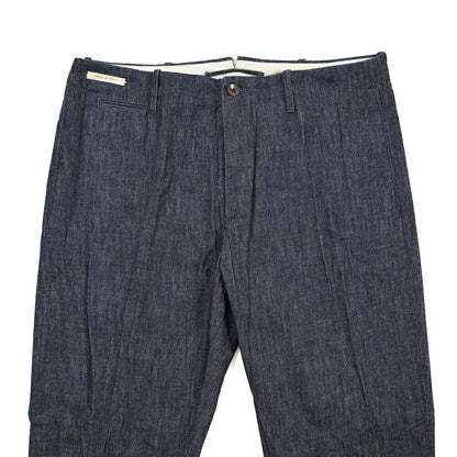 SUMMER SALE｜YCHAI “ROBUSTO” コットン100% デニムスラックス / TAPERED FIT ネイビー(INDIGO) 33 | GUARDAROBA MILANO OFFICIAL STORE