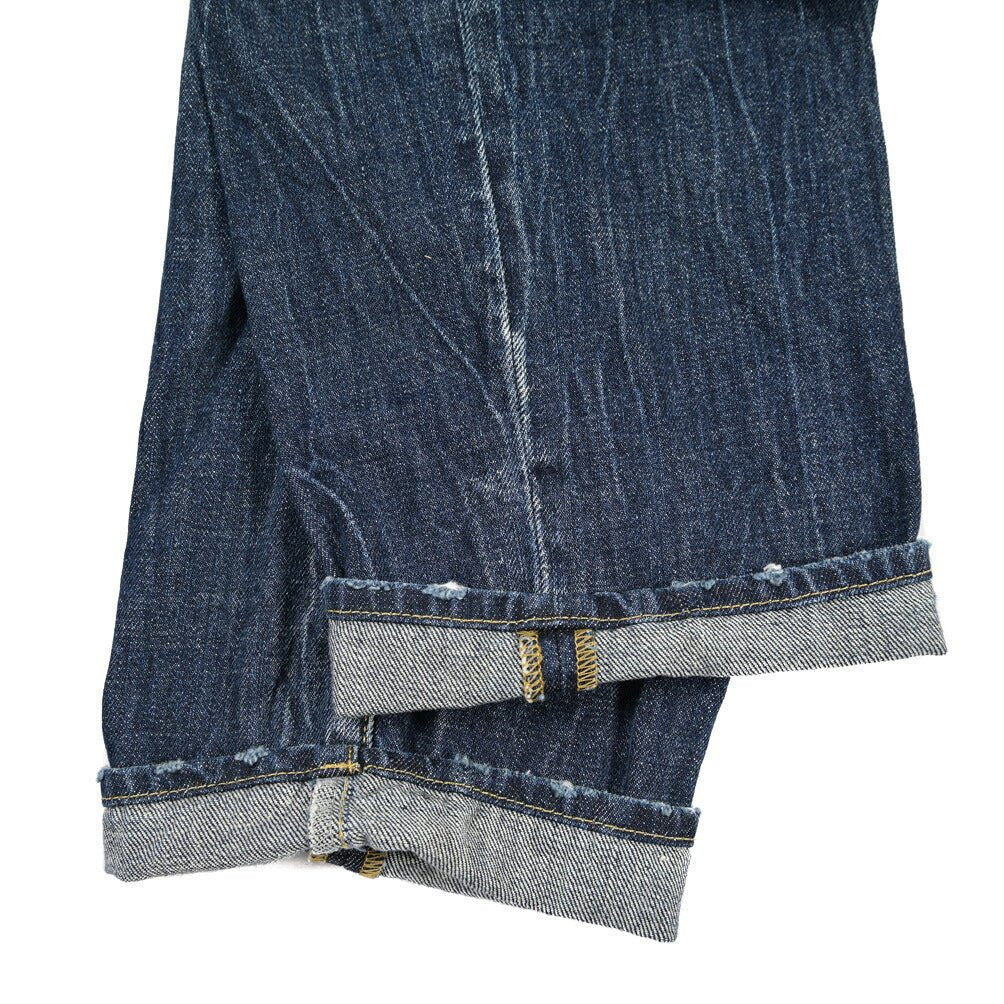 SUMMER SALE｜YCHAI “ROBUSTO” コットン100%デニム テーパードジーンズ / ダメージ加工 / TAPERED FIT ブルー(BLU) 33 | GUARDAROBA MILANO OFFICIAL STORE