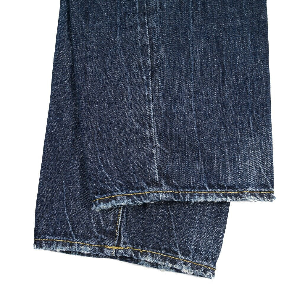 SUMMER SALE｜YCHAI “ROBUSTO” コットン100%デニム テーパードジーンズ / ダメージ加工 / TAPERED FIT ブルー(BLU) 33 | GUARDAROBA MILANO OFFICIAL STORE