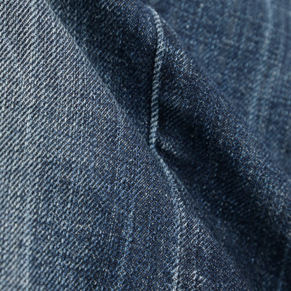 SUMMER SALE｜YCHAI “ROBUSTO” コットン100%デニム テーパードジーンズ / ダメージ加工 / TAPERED FIT ブルー(BLU) 33 | GUARDAROBA MILANO OFFICIAL STORE