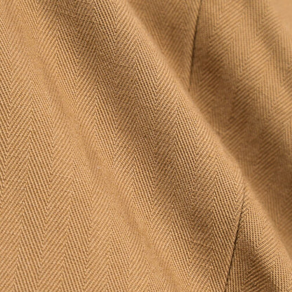 SUMMER SALE｜YCHAI “ROBUSTO” リネン混コットン ツータックパンツ ブラウン（NOCE） 33 | GUARDAROBA MILANO OFFICIAL STORE
