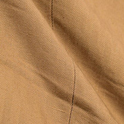 SUMMER SALE｜YCHAI “ROBUSTO” リネン混コットン ノータックパンツ ブラウン（NOCE） 31 | GUARDAROBA MILANO OFFICIAL STORE