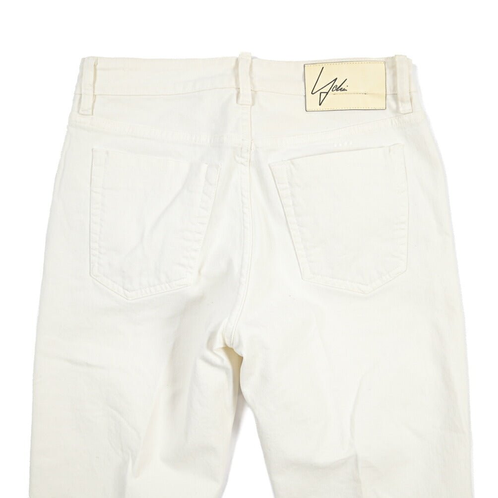 SUMMER SALE｜YCHAI “ROBUSTO” ストレッチデニム 5ポケットテーパードジーンズ / TAPERED FIT ホワイト(BIANCO) 31 | GUARDAROBA MILANO OFFICIAL STORE