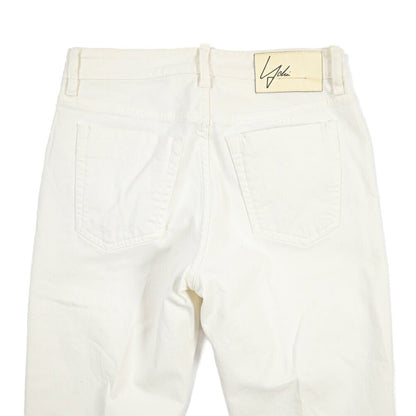 SUMMER SALE｜YCHAI “ROBUSTO” ストレッチデニム 5ポケットテーパードジーンズ / TAPERED FIT ホワイト(BIANCO) 31 | GUARDAROBA MILANO OFFICIAL STORE