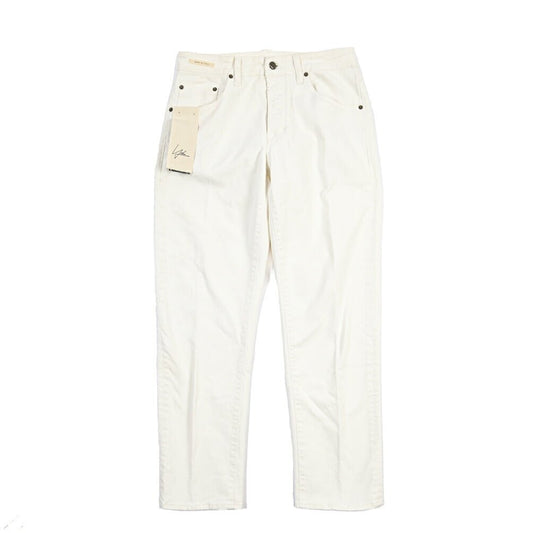 SUMMER SALE｜YCHAI “ROBUSTO” ストレッチデニム 5ポケットテーパードジーンズ / TAPERED FIT ホワイト(BIANCO) 31 | GUARDAROBA MILANO OFFICIAL STORE