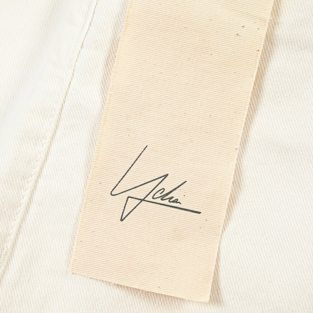 SUMMER SALE｜YCHAI “ROBUSTO” ストレッチデニム 5ポケットテーパードジーンズ / TAPERED FIT ホワイト(BIANCO) 33 | GUARDAROBA MILANO OFFICIAL STORE