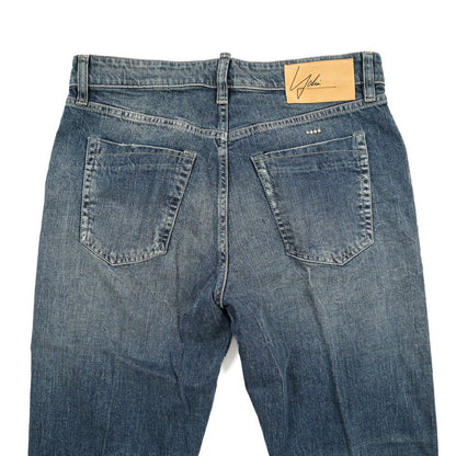 SUMMER SALE｜YCHAI “ROBUSTO” ストレッチデニム 5ポケットジーンズ / TAPERED FIT ブルー 30 | GUARDAROBA MILANO OFFICIAL STORE