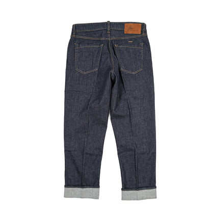 SUMMER SALE｜YCHAI “ROBUSTO” ストレッチデニム 5ポケットジーンズ / TAPERED FIT ネイビー 32 | GUARDAROBA MILANO OFFICIAL STORE