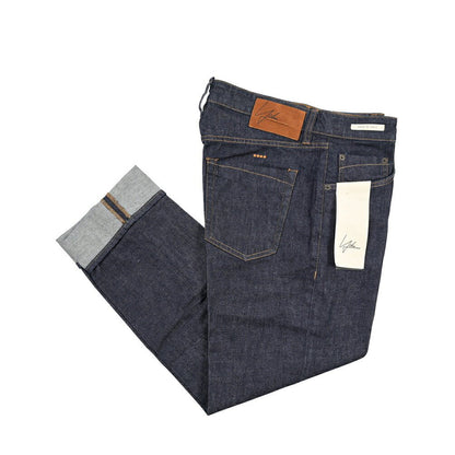 SUMMER SALE｜YCHAI “ROBUSTO” ストレッチデニム 5ポケットジーンズ / TAPERED FIT ネイビー 32 | GUARDAROBA MILANO OFFICIAL STORE
