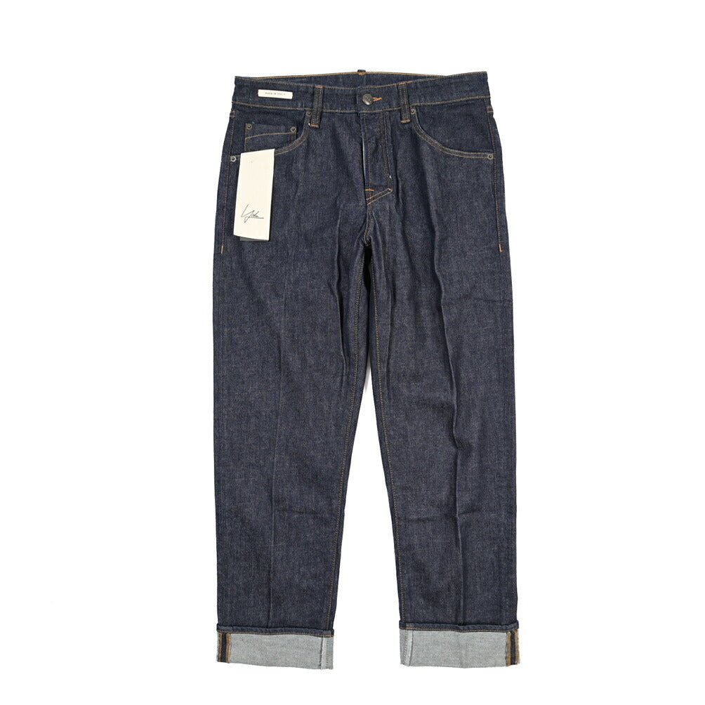 SUMMER SALE｜YCHAI “ROBUSTO” ストレッチデニム 5ポケットジーンズ / TAPERED FIT ネイビー 32 | GUARDAROBA MILANO OFFICIAL STORE