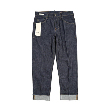 SUMMER SALE｜YCHAI “ROBUSTO” ストレッチデニム 5ポケットジーンズ / TAPERED FIT ネイビー 32 | GUARDAROBA MILANO OFFICIAL STORE