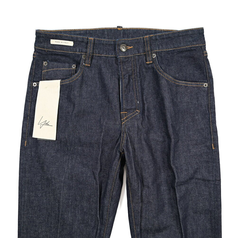 SUMMER SALE｜YCHAI “ROBUSTO” ストレッチデニム 5ポケットジーンズ / TAPERED FIT ネイビー 32 | GUARDAROBA MILANO OFFICIAL STORE