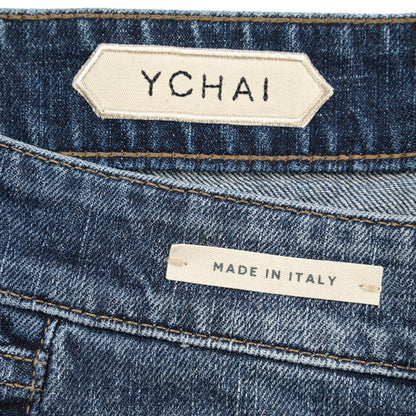 SUMMER SALE｜YCHAI “ROBUSTO” ストレッチデニム 5ポケットテーパードジーンズ / TAPERED FIT ブルー(BLU) 30 | GUARDAROBA MILANO OFFICIAL STORE