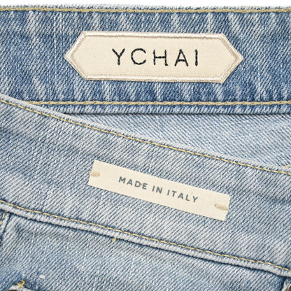 SUMMER SALE｜YCHAI “ROBUSTO” ストレッチデニム 5ポケットテーパードジーンズ / TAPERED FIT ライトブルー(BLU) 30 | GUARDAROBA MILANO OFFICIAL STORE