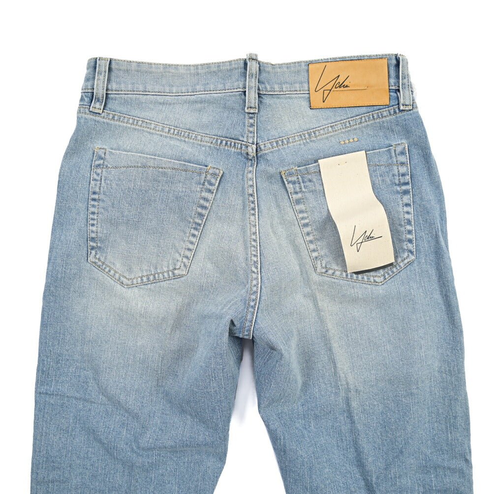 SUMMER SALE｜YCHAI “ROBUSTO” ストレッチデニム 5ポケットテーパードジーンズ / TAPERED FIT ライトブルー(BLU) 30 | GUARDAROBA MILANO OFFICIAL STORE