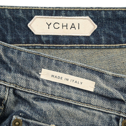 SUMMER SALE｜YCHAI “ROBUSTO” ストレッチデニム 5ポケットテーパードジーンズ / TAPERED FIT ブルー(BLU) 33 | GUARDAROBA MILANO OFFICIAL STORE