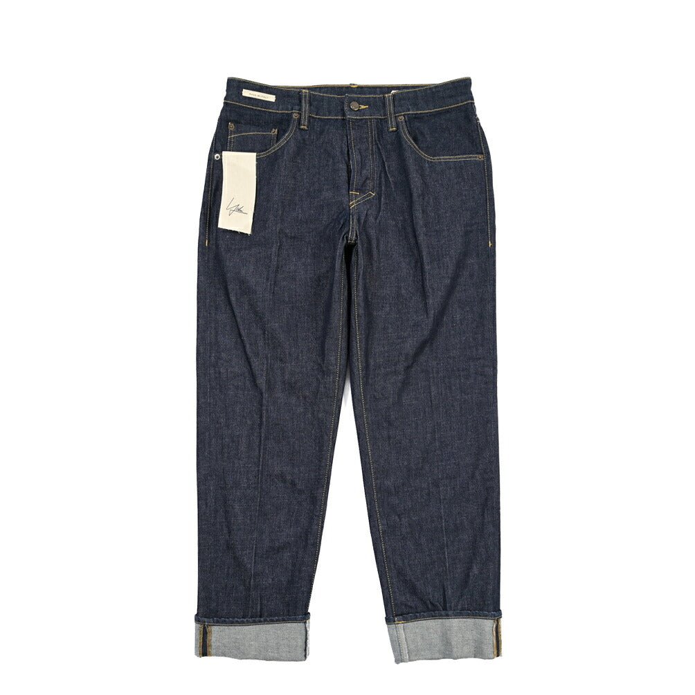 SUMMER SALE｜YCHAI “ROBUSTO” ストレッチデニム 5ポケットテーパードジーンズ / TAPERED FIT ネイビー(BLU) 33 | GUARDAROBA MILANO OFFICIAL STORE