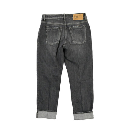 SUMMER SALE｜YCHAI “ROBUSTO” ストレッチデニム 5ポケットテーパードジーンズ / TAPERED FIT ブラック(NERO) 33 | GUARDAROBA MILANO OFFICIAL STORE